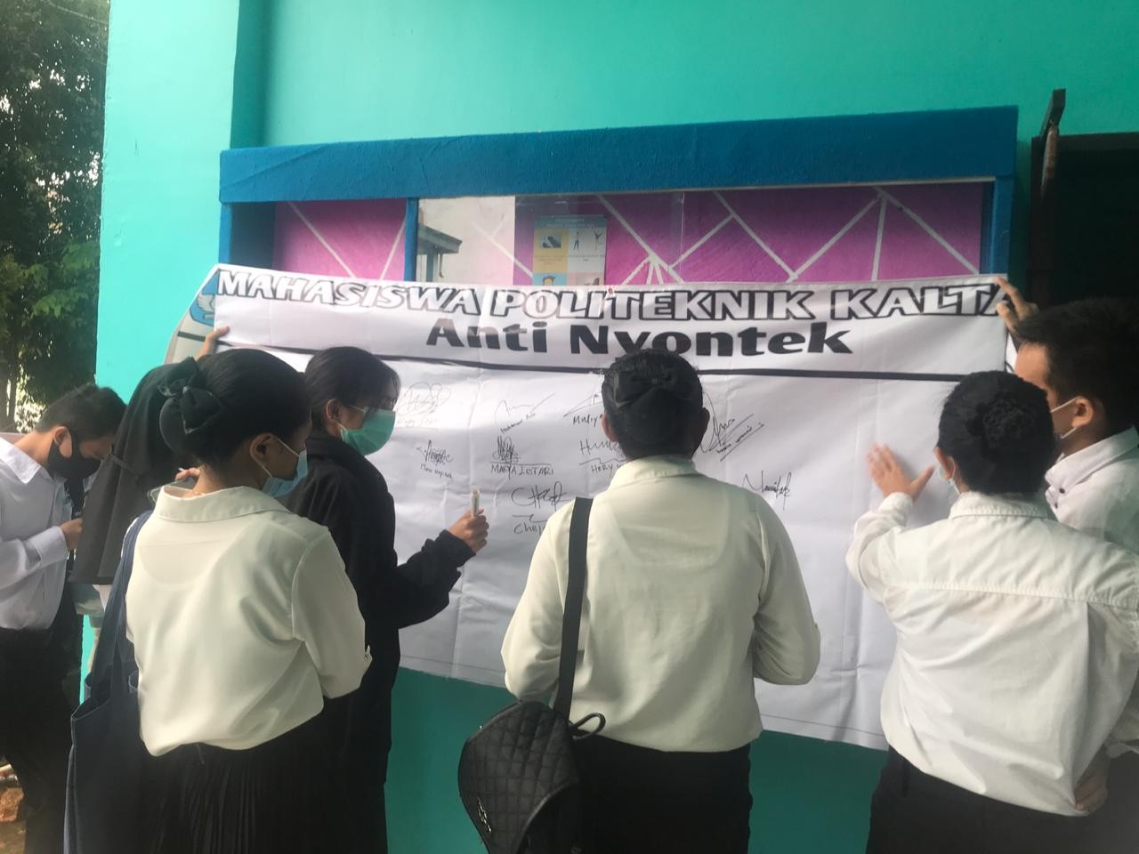 Deklarasi Anti Nyontek di adakan di Politeknik Kaltara