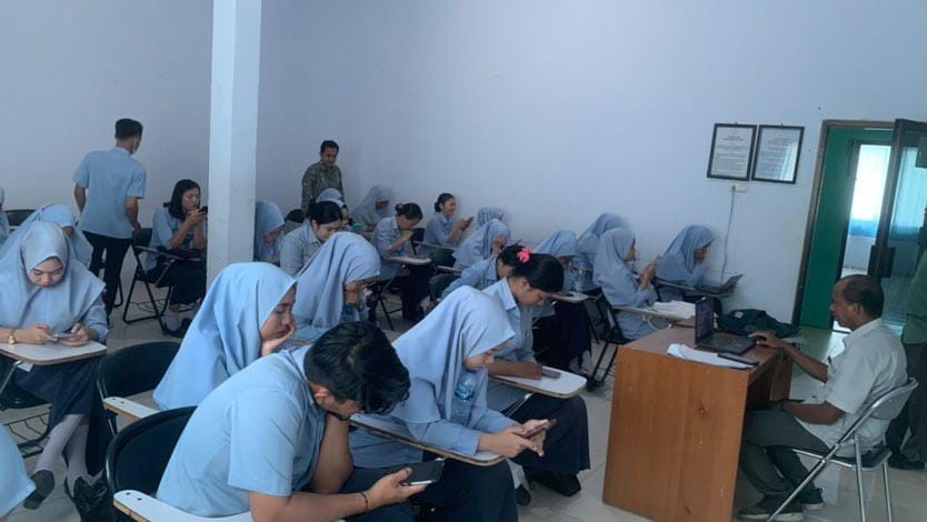 Mahasiswa Prodi Keperawatan Tingkat III Politeknik Kaltara tengah diadakan Kegiatan Ujian TRY OUT