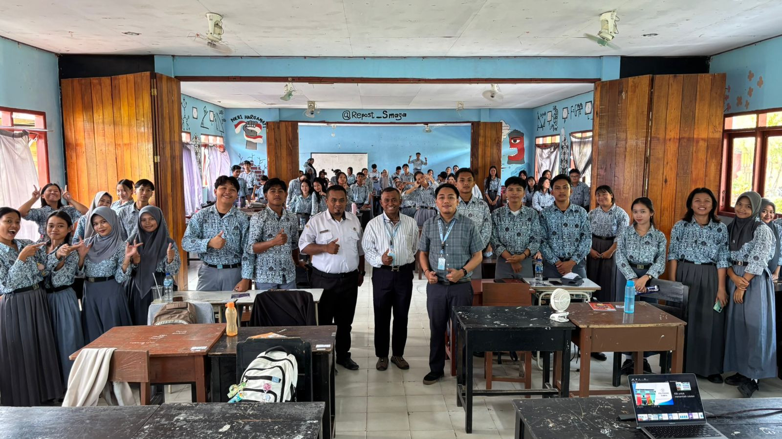 Sosialisasi Penerimaan Mahasiswa Baru Politeknik Kaltara di SMA 3 Malinau